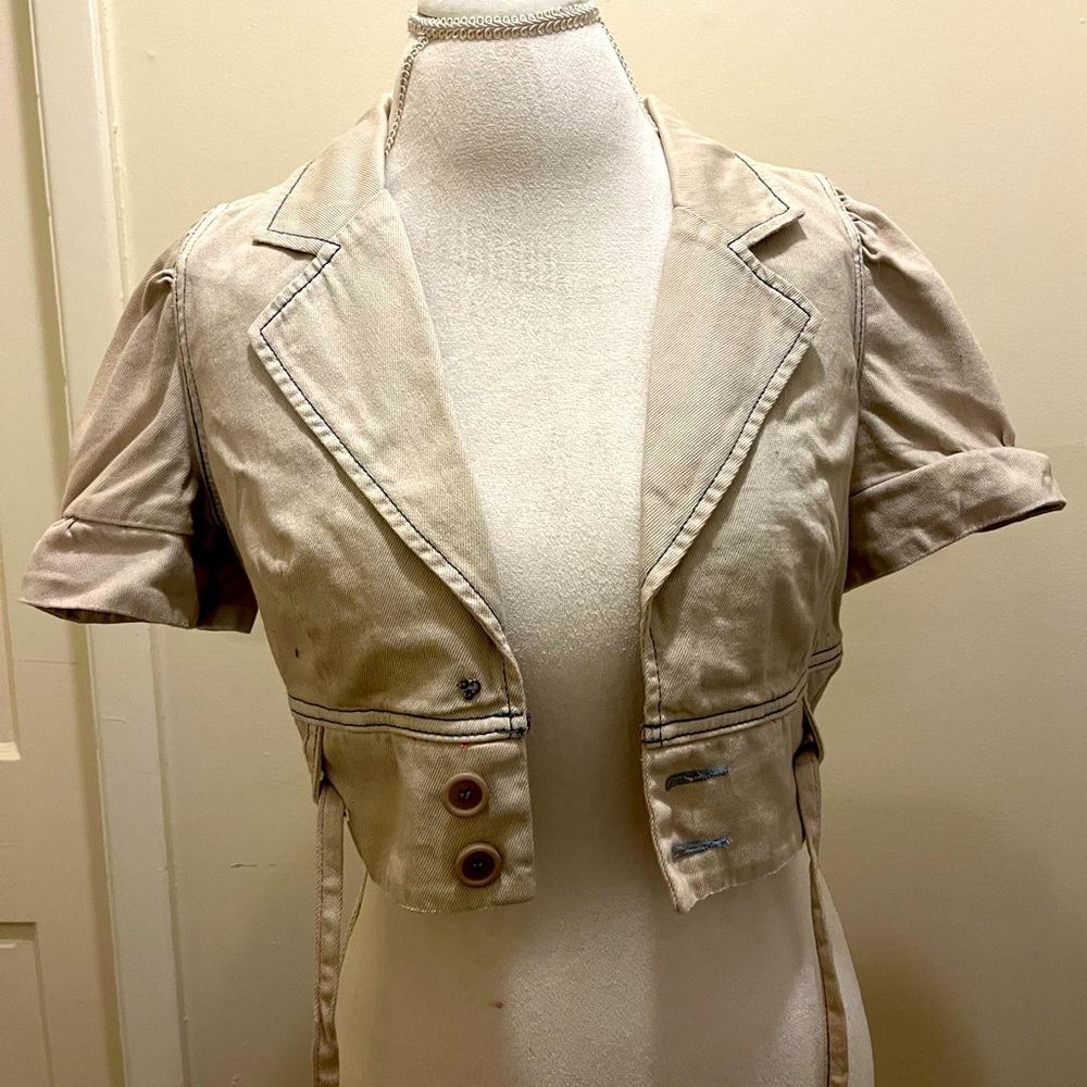 Free People Cropped Denim jacket